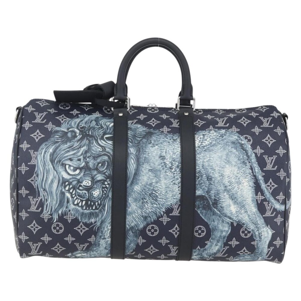 Louis Vuitton Keepall Bandouliere Limited Edition Chapman Savane Monogram Canvas